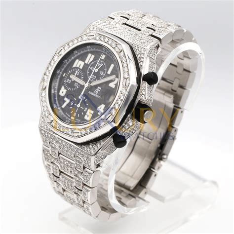 audemars diamond watch|pre owned audemars piguet watches.